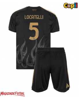 Juventus Manuel Locatelli #5 Echipament de Fotbal Replică 2026-27 Copii Treilea (+ Șorturi)
